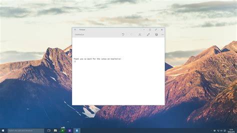 Designer Creates Revamped Notepad App For Windows 10