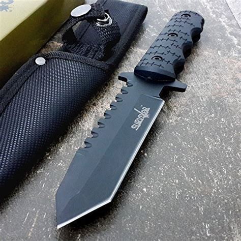 9 Navy Seals Tactical Combat Bowie Knife Wsheath Military Fixed Blad