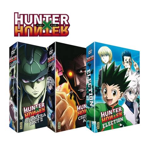 Hunter X Hunter Chimera Ant 34 And Election Pack 3 Coffrets Dvd