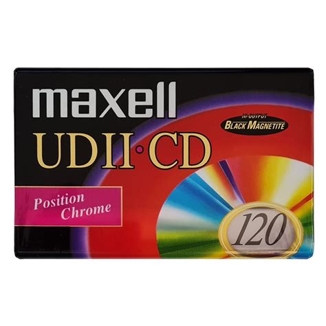 Maxell Udii Cd 120 Chrome Blank Audio Cassette Tapes Retro Style Media