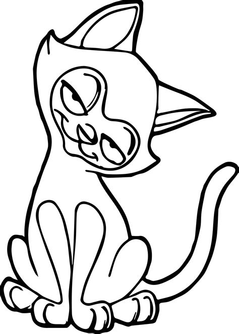 If you're looking for more coloring sheets, take a look at these cute ragdoll cat coloring pages. awesome Male Cat Looking Coloring Page (With images) | Cat ...