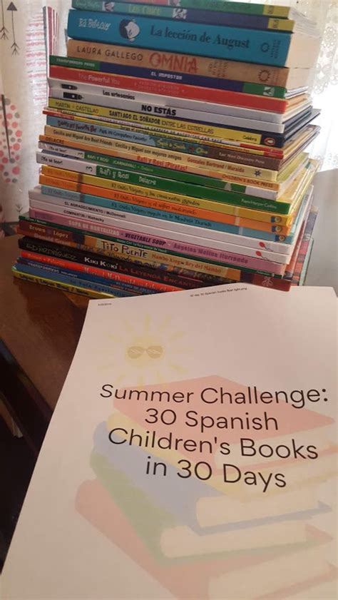 Summer Challenge 30 Spanish Childrens Books In 30 Days Discovering