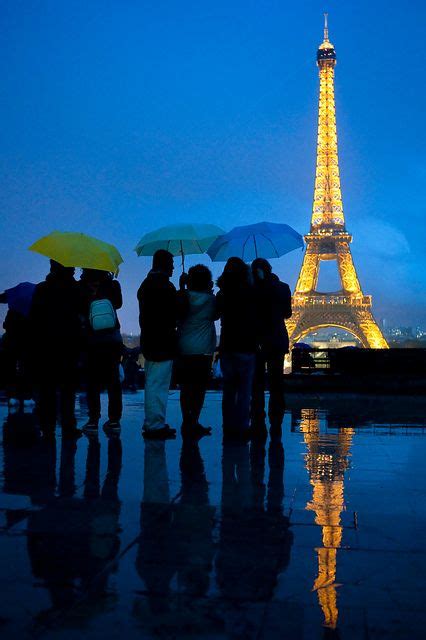 Parisian View In The Rain Paris In The Rain Tour Eiffel Eiffel Tower