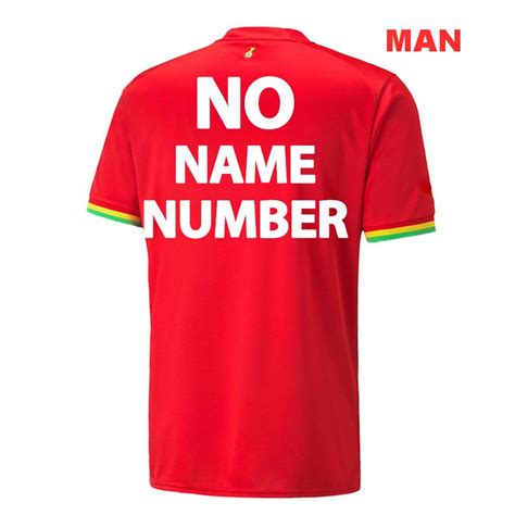 Fan Edition Ghana National Team Away Soccer Jersey 2022 2023 World Cup