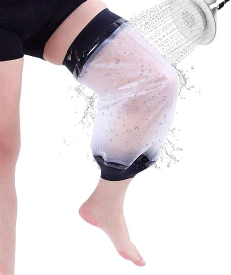 Aozzy Adult Knee Cast Cover For Shower Waterproof Shower Bandageand And Knee Shower