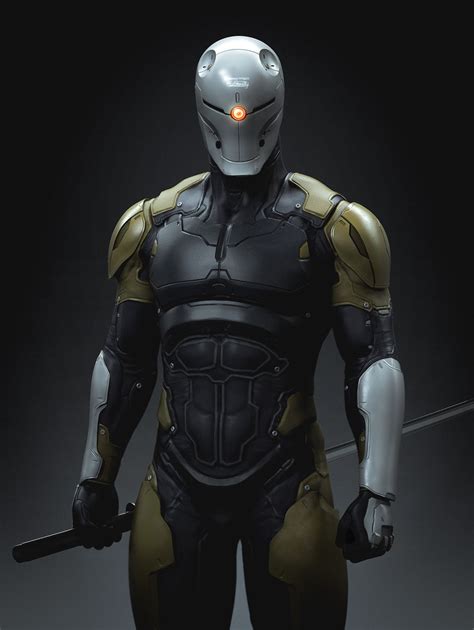 Artstation Cyborg Ninja David Masson Gray Fox Metal Gear Shadow