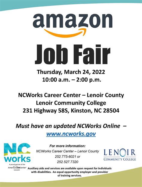 Amazon is coming to... - NCWorks Career Center- Lenoir County