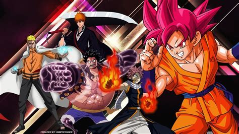 Anime Dragon Ball Naruto One Piece Wallpapers Wallpaper Cave