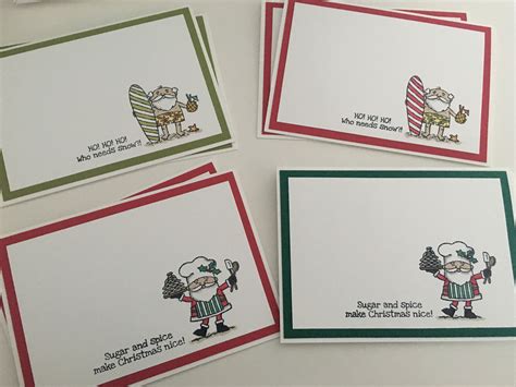 So Santa Stampin Up Christmas Card Design Australian Christmas Cards Christmas Cards