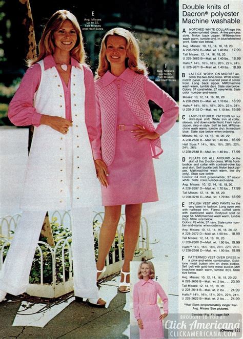 Retro Pants 70s Fashion For Women From The 1973 Jc Penney Catalog