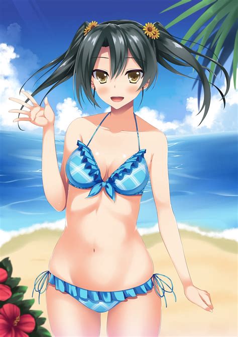 Artistic Hot Anime Girls In Bikinis