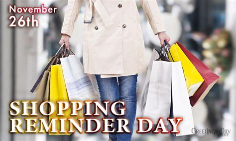 Shopping Reminder Day Celebratedobserved On November 26 2023 ⋆