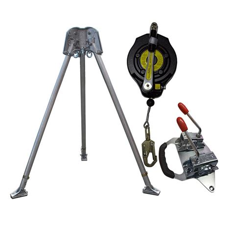 Abtech Safety Confined Space Kit With 15m Fall Arrest Winch Tripod Kit