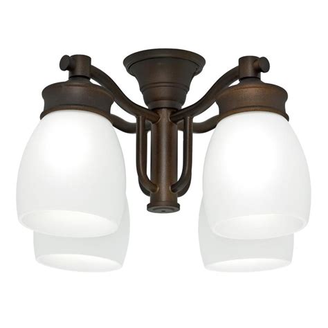 Many of our light kits work with. Casablanca 4-Light Maiden Bronze Fluorescent Ceiling Fan ...
