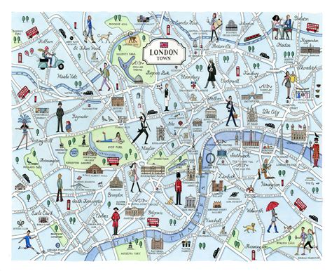 London Map Print — Camilla Charnock