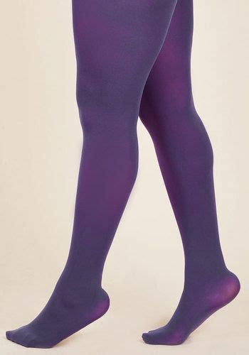 Add Some Vibrance To Your Fave Outfits With These Dark Purple Tights Solid And Opaque This