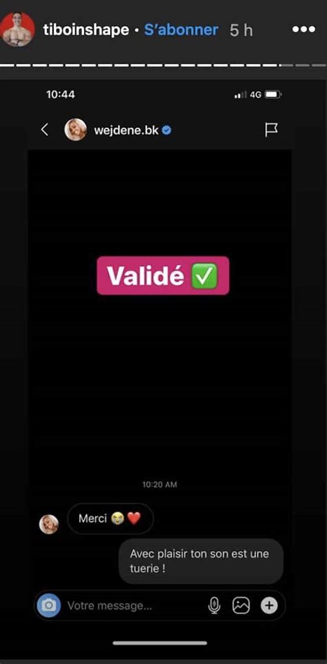 Ajouter à une playlist ajouter à la file d'attente lire juste après signaler une erreur retour à tibo inshape. Tibo InShape craque totalement pour Wejdene
