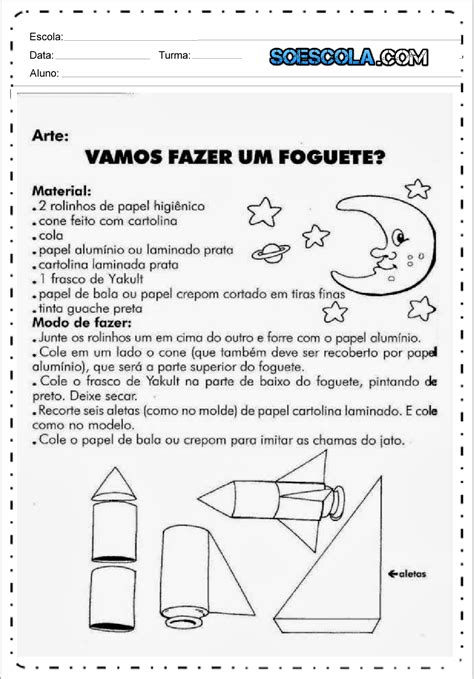 8 Atividades De Artes 1º Ano Para Imprimir SÓ Escola