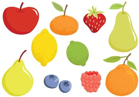 Download Fruit Vectors - 34.238.166.143 Edit Vector Collection of 10 free simple fruit vectors including ...