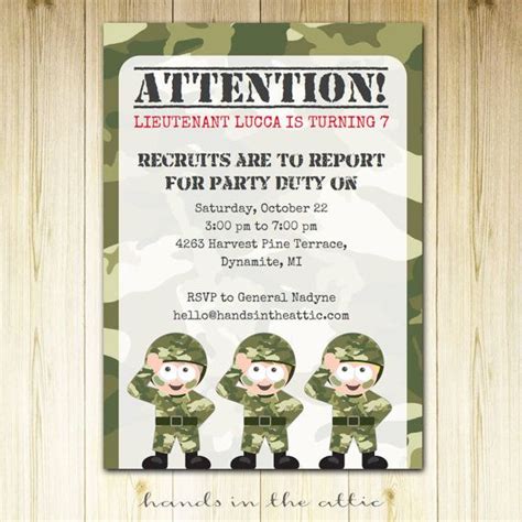 Army Theme Birthday Party Camo Party Camouflage Theme Etsy In 2020