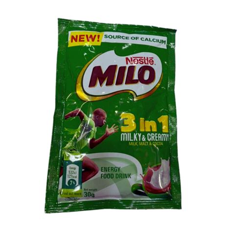 Nestle Milo Sachet 3 In 1 Milky And Creamy 30g Shoponclick