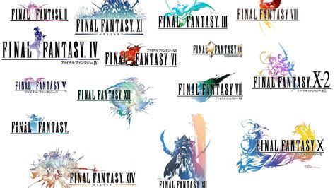 All Main Final Fantasy Logos Explained Very Casually