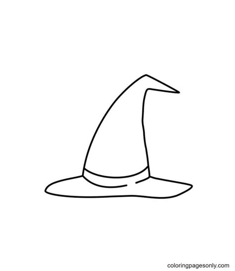 98 Witch Hat Coloring Pages - ColoringPagesOnly.com