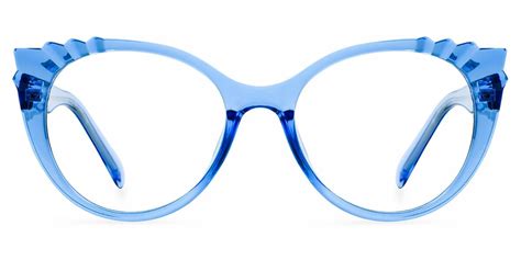 w2037 round cat eye blue eyeglasses frames leoptique eyeglasses eyeglasses frames cat eye