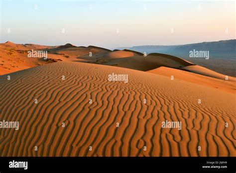 Sultanate Of Oman Ash Sharqiyah Desert Of Wahiba Sands Stock Photo