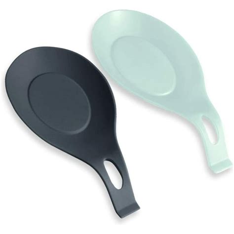 Silicone Spoon Rest Set Of 2 Spoon Rest Spoon Rest White Spoon Rests