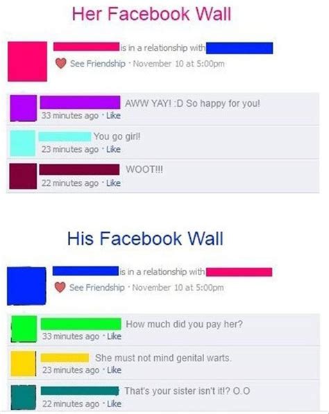 Feeling sad or happy, depending on how you feel. Complicated Facebook Relationships - 22 Pics