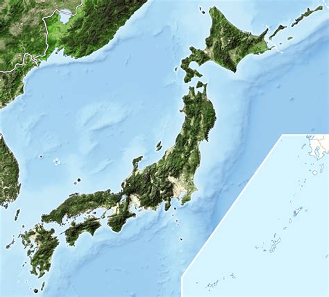 Large Detailed Satellite Image Of Japan Japan Asia Mapsland