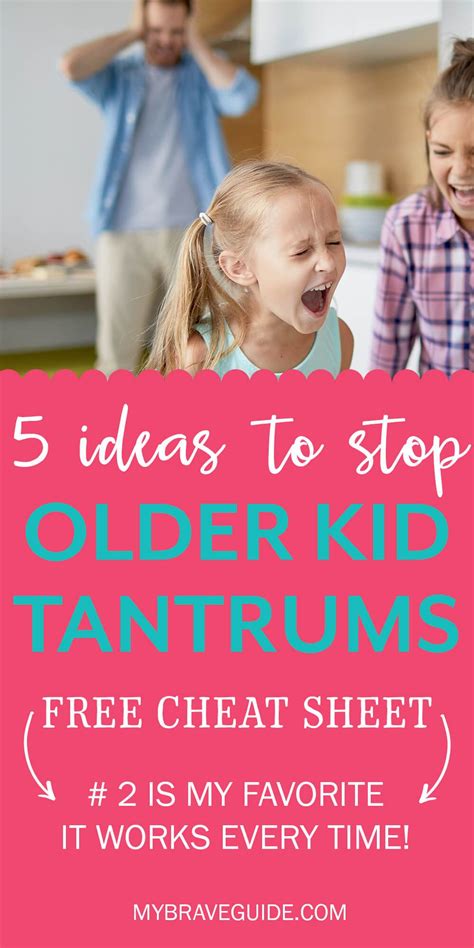 5 Ways To Calm Older Kid Tantrums