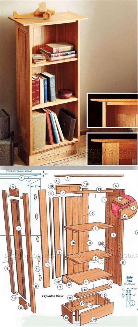 Build Your Own Bookcase Plans Woodworking Furniture Plans Bookcase