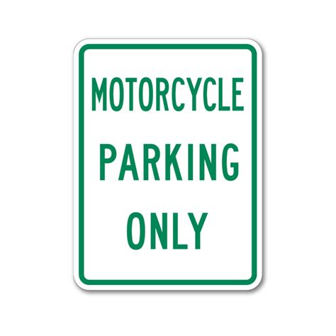 Motorcycle Parking Sign