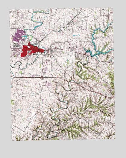 Shelbyville Ky Topographic Map Topoquest