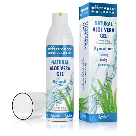 Aloe vera gel can soothe sunburns, fight acne, relieve irritation, moisturize dry patches, and help your skin in general, according to dermatologists. Effervess Rx Revive Natural Aloe Vera Gel - Effervess