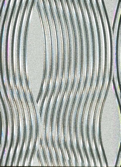 Illusions Foil Wave Silver Wallpaper 294501 By Arthouse For Options