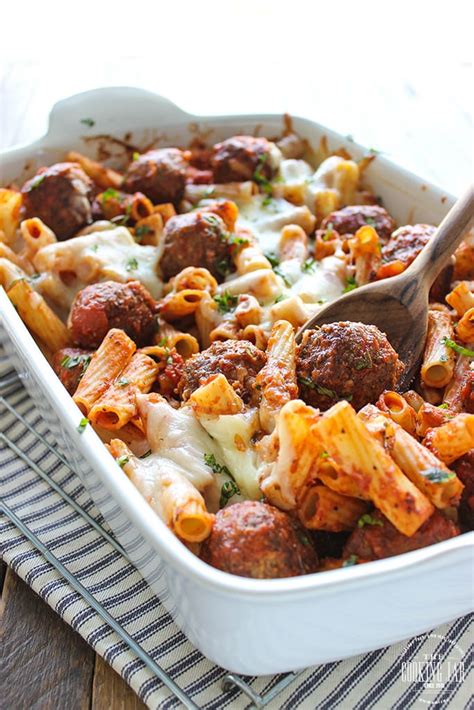 This particular spaghetti and meatballs recipe was given to us by rick mindermann of our local italian grocery store corti brothers. Meatball Pasta Bake - The Cooking Jar