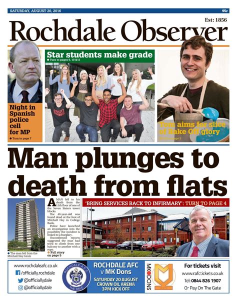 Rochdale Observer 2016 08 20