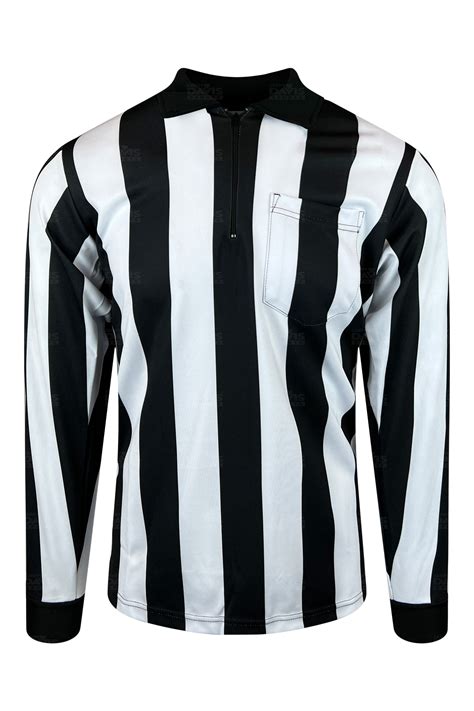 Smitty 2 Stripe Heavyweight Performance Football Referee Ls Shirt