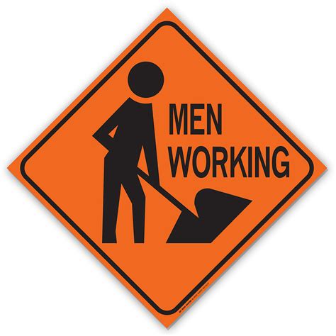 Men Working Sign My Sign Station