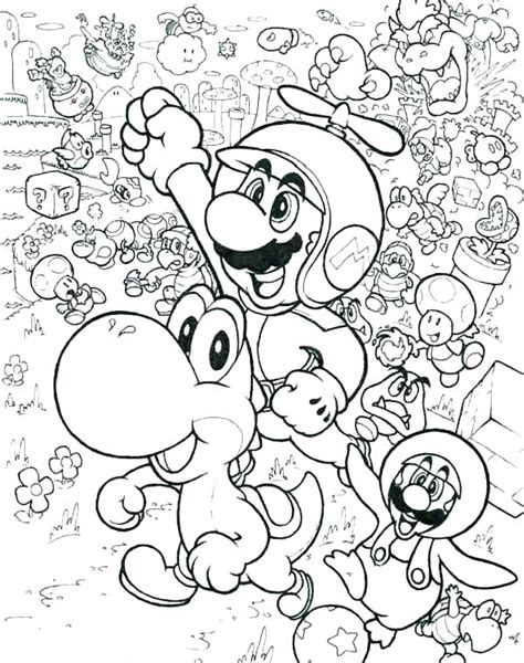 The printable pictures give a child an opportunity to participate in a dangerous adventure with his brothers. Super Mario Bros Printable Coloring Pages at GetDrawings ...