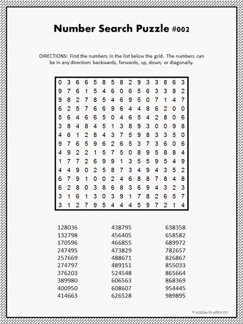 Free Printable Number Word Search | Number worksheets, Number words