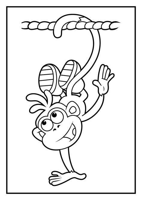 Feel free to print and color from the best 38+ dora and boots coloring pages at getcolorings.com. Dora Coloring Pages | Diego Coloring Pages