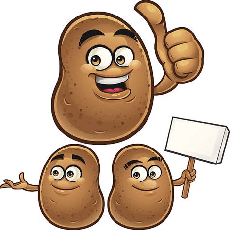 Raw Potato Clip Art Vector Images And Illustrations Istock