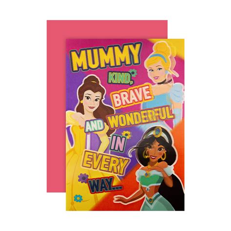 Disney Princess Mother S Day Card For Mummy Hallmark Uk
