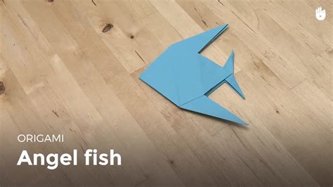 Learn How To Make Origami Easily The Angel Fish Youtube