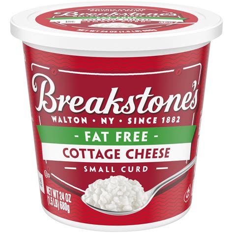 Breakstone S Fat Free Small Curd Cottage Cheese Oz Tub Walmart Com