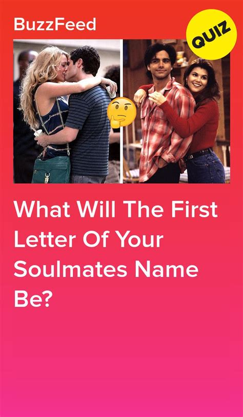 The Movie Poster For What Will The First Letter Of Your Soulmates Name Be